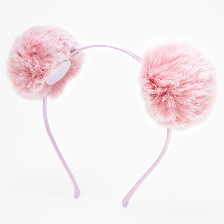 Ombre Pom Pom Ears Headband - Lilac,