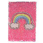Rainbow Ice Cream Cone Reversible Sequin Diary,