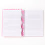 Silicone Fur Star Notebook - Pink,