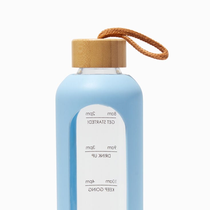 Motivational Glass Water Bottle,