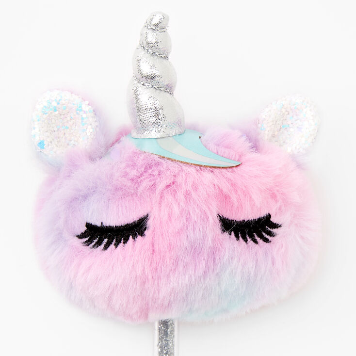 Peluche anti-stress Miss Glitter la licorne du Club Claire's