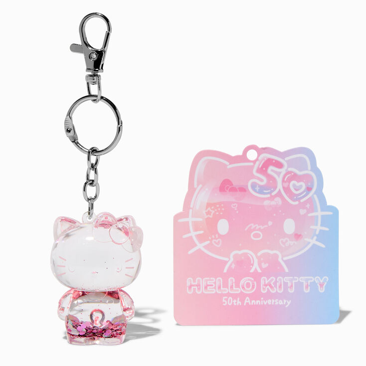 Hello Kitty&reg; 50th Anniversary Water-Filled Keychain,