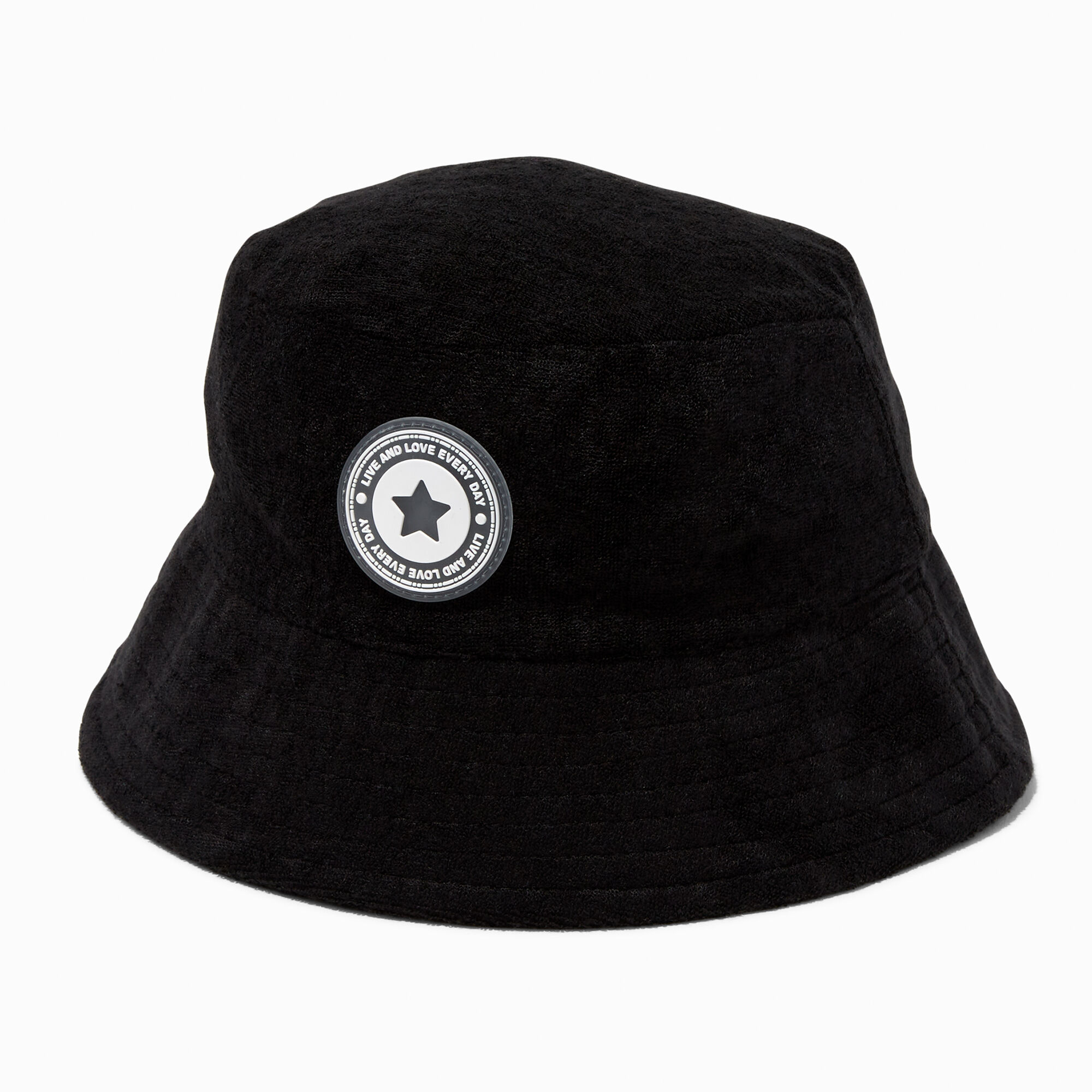 View Claires Sporty Bucket Hat Black information