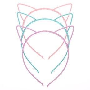 Claire&#39;s Club Pastel Cat Ears Headbands - 3 Pack,