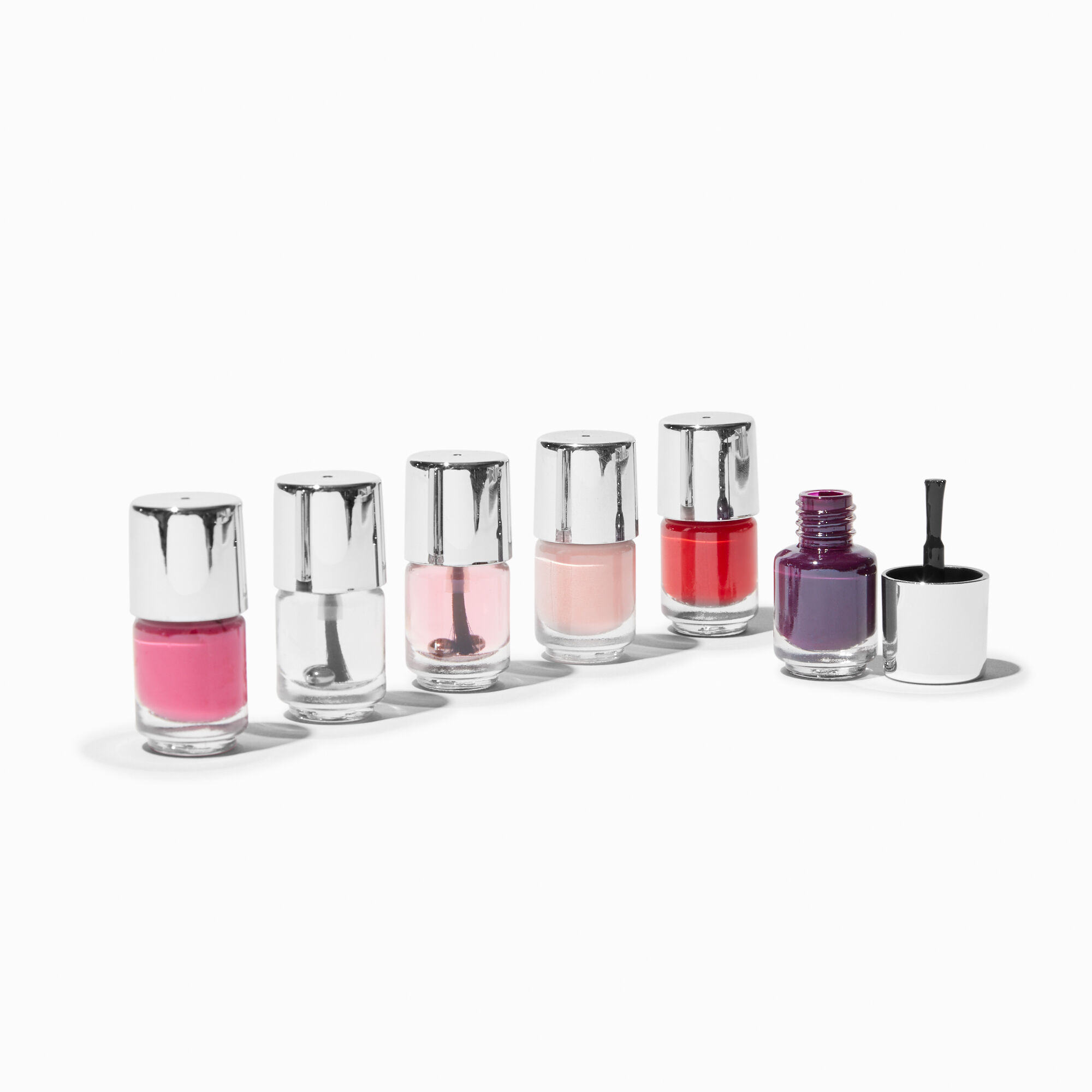 View Claires Classic Mini Nail Polish 6 Pack Rainbow information