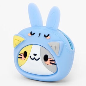 Bunny Costume Cat Jelly Coin Purse,