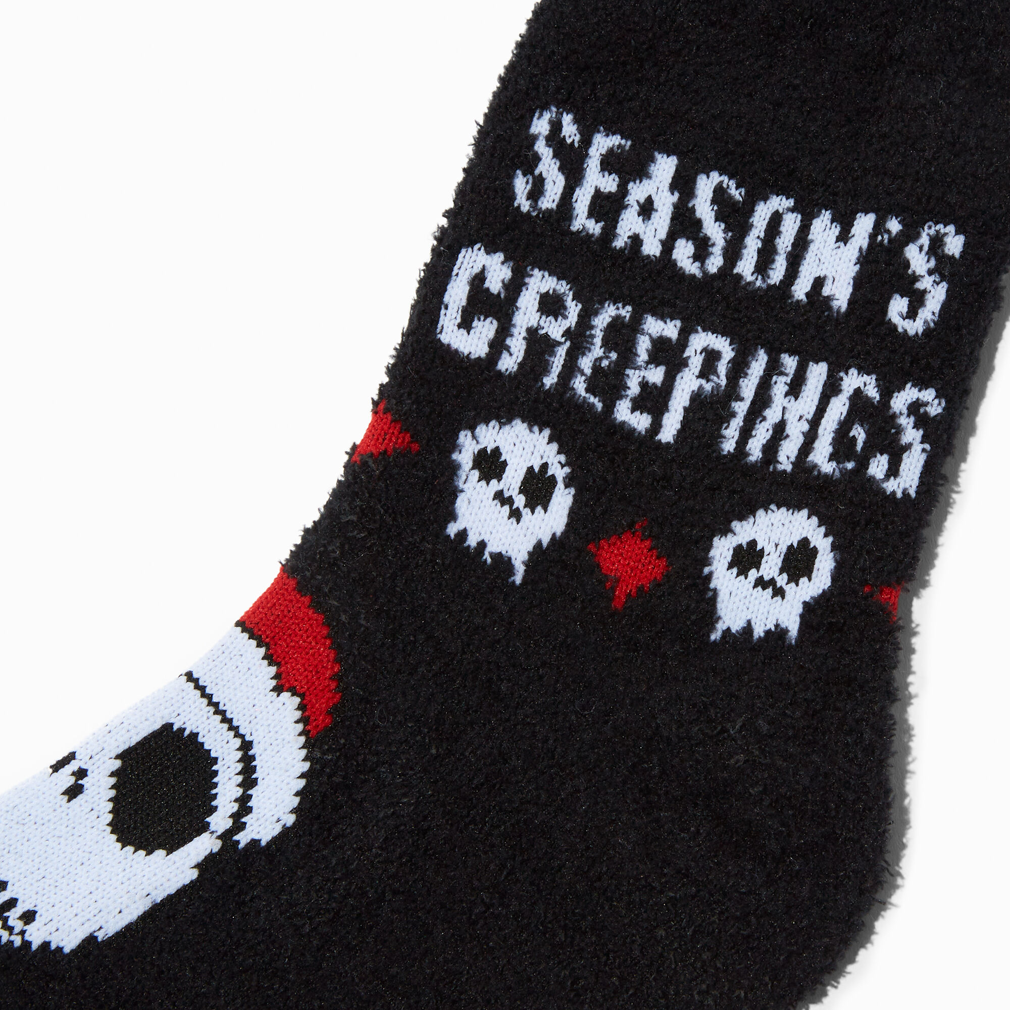 The Nightmare Before Christmas Fuzzy Slipper Socks 2 Pack