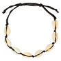 Cowrie Shell Anklet - Black,
