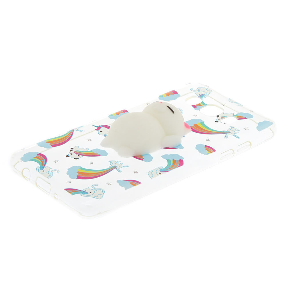 Rainbow Cat Squishy Phone Case - Fits Samsung Galaxy J5,