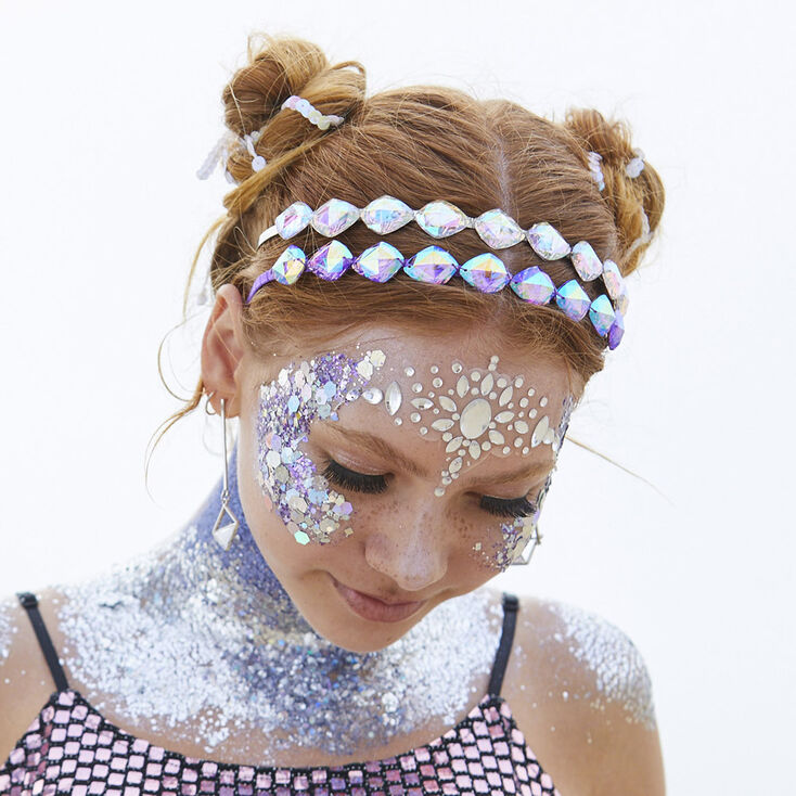 Purple Gem Stone Headband,