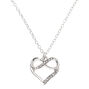 Silver Forever In Love Pendant Necklace,