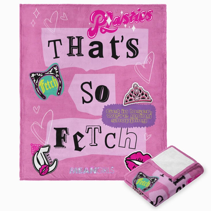 Mean Girls&trade; x Claire&#39;s So Fetch Silk Touch Throw Blanket,