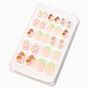Striped Mushroom Stiletto Press On Vegan Faux Nail Set - 24 Pack,