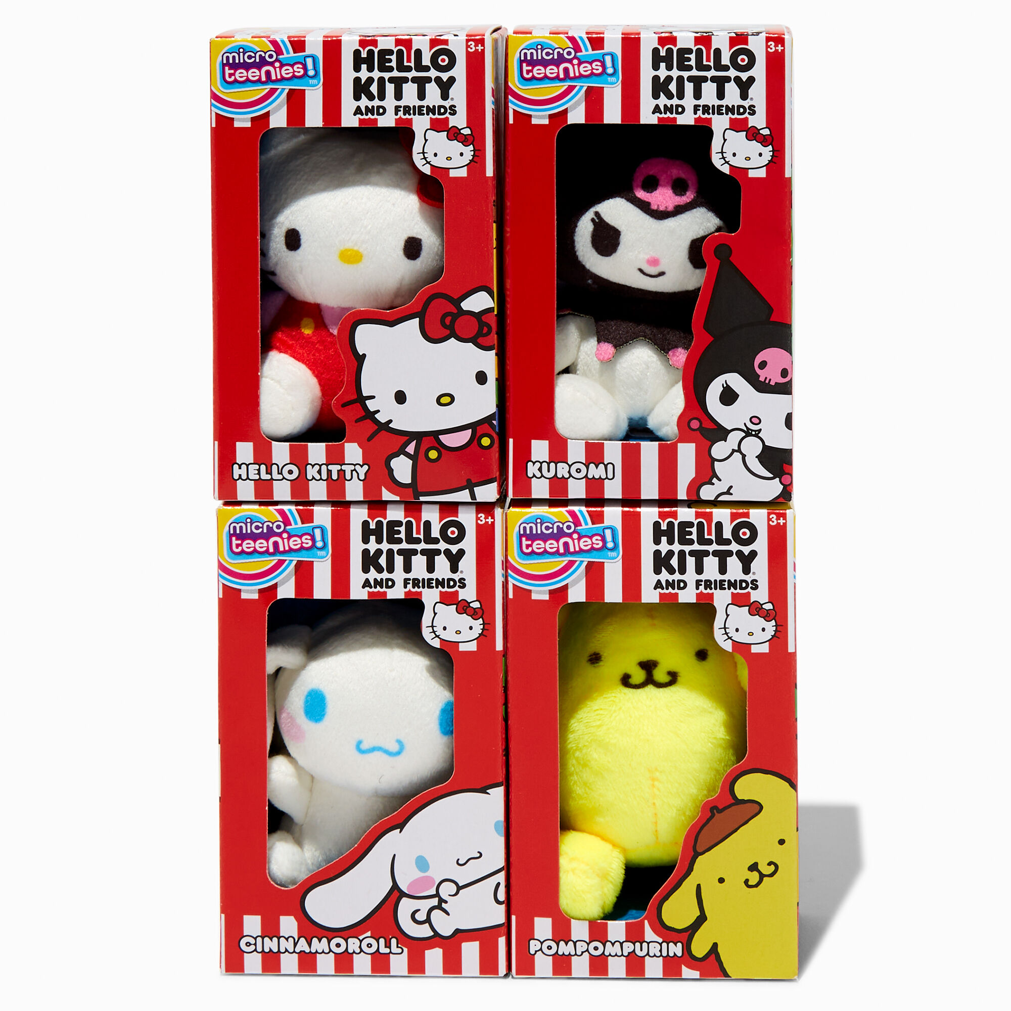 Micro Teenies™ x Hello Kitty® And Friends 3'' Mystery Plush Toy - Styles Vary,