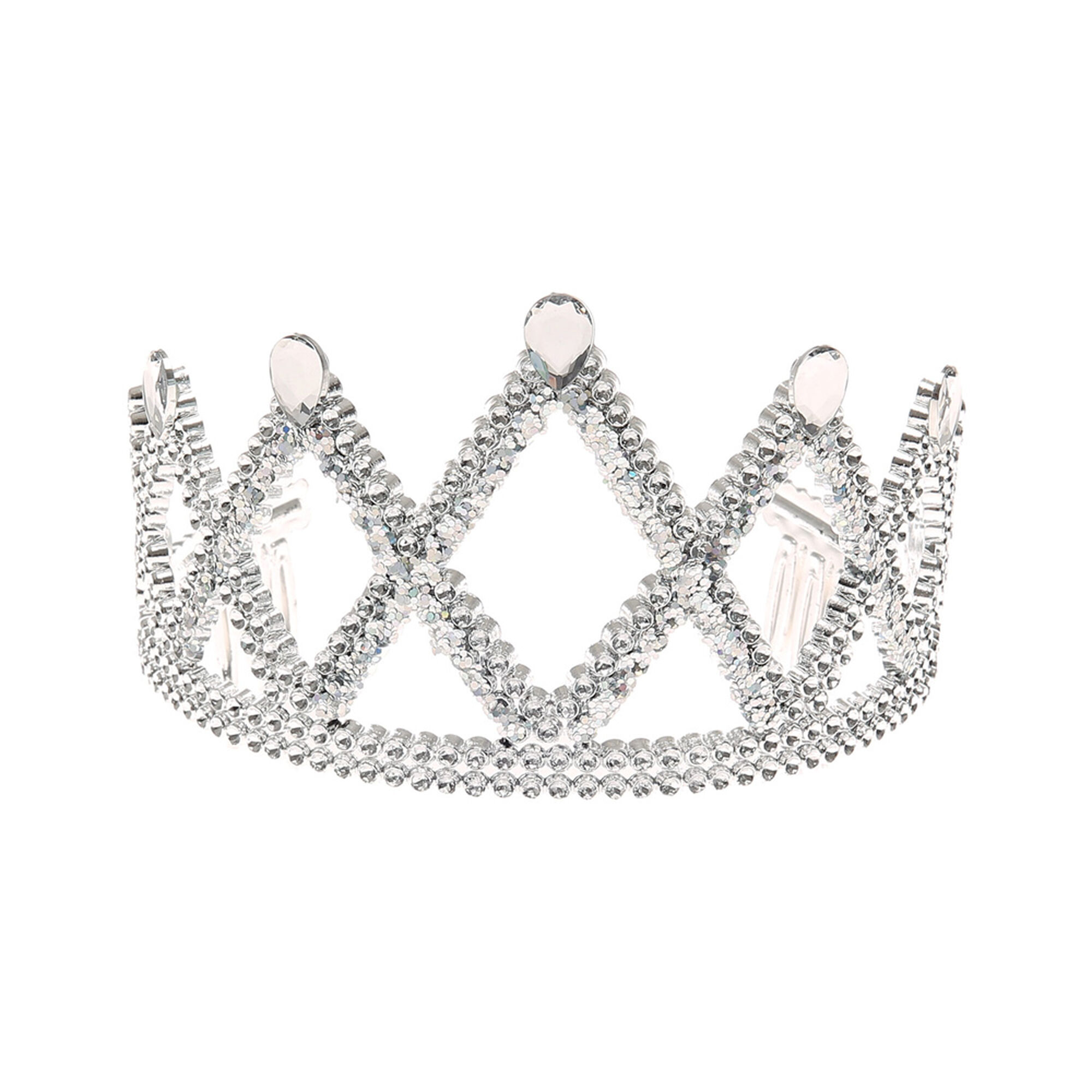 View Claires Club Glitter Princess Tiara Silver information