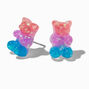 Colorblock Gummy Bear Stud Earrings,