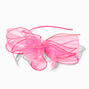 Hot Pink Chiffon Fascinator Headband,