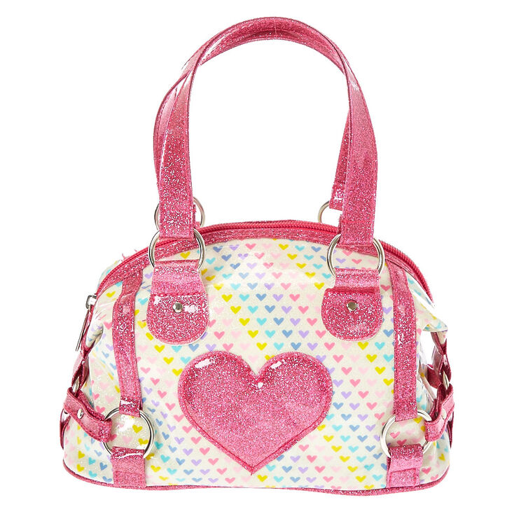 Sac &agrave; mains pour enfants &agrave; coeur &eacute;tincelant,