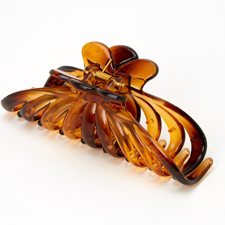 Large Clamshell Hair Claw - Tortoiseshell,