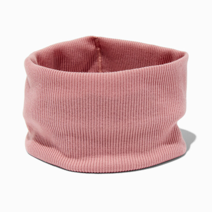 Blush Pink Jersey Flat Headwrap,