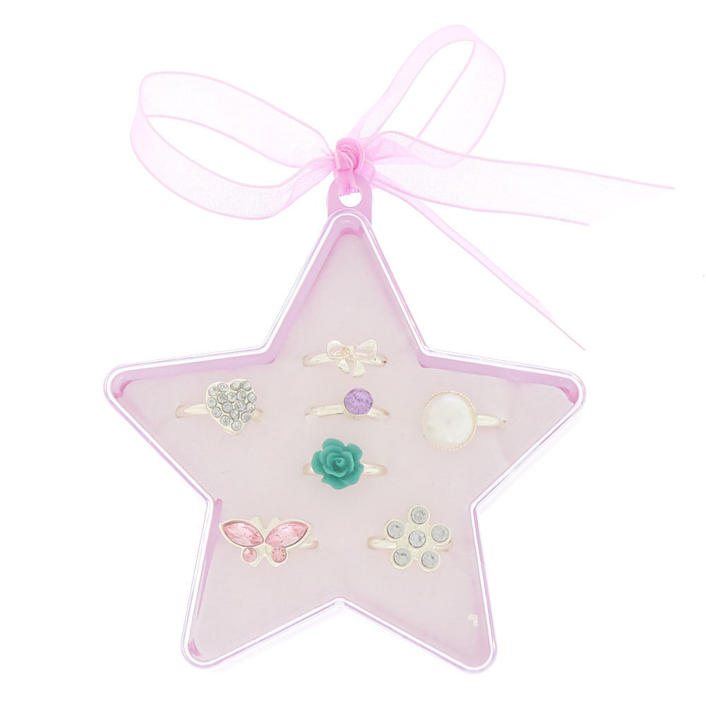 Claire's Club Ring Set - 7 Pack,