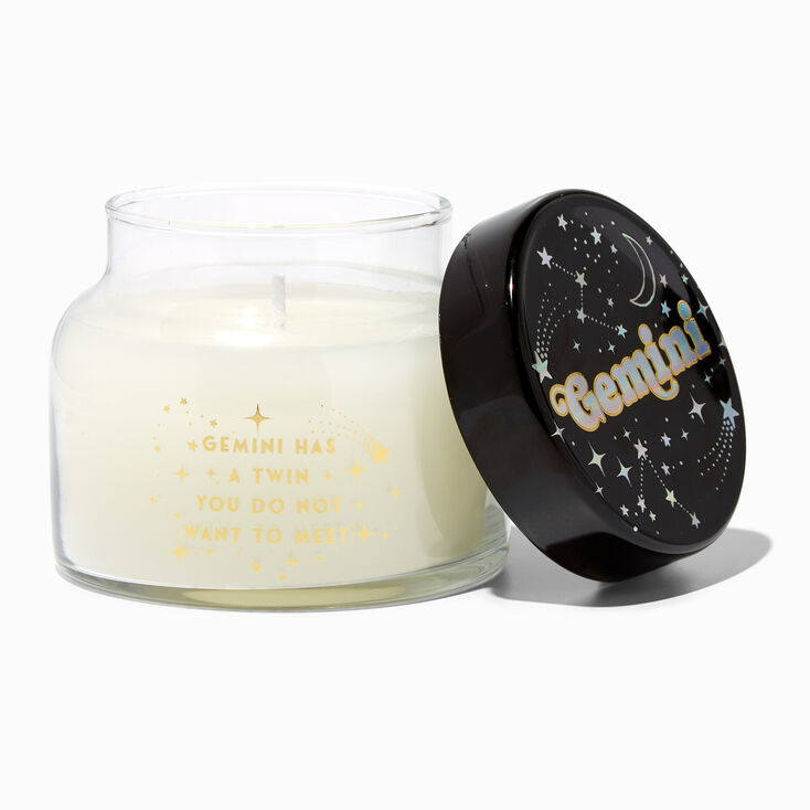 Zodiac Glass Jar Candle - Gemini,