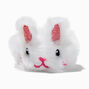 White Fuzzy Bunny Slap Bracelet,
