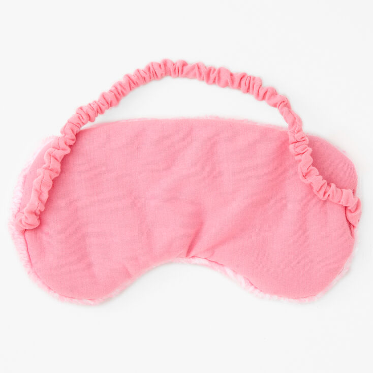 Plush Pink Palm Sleeping Mask | Claire's