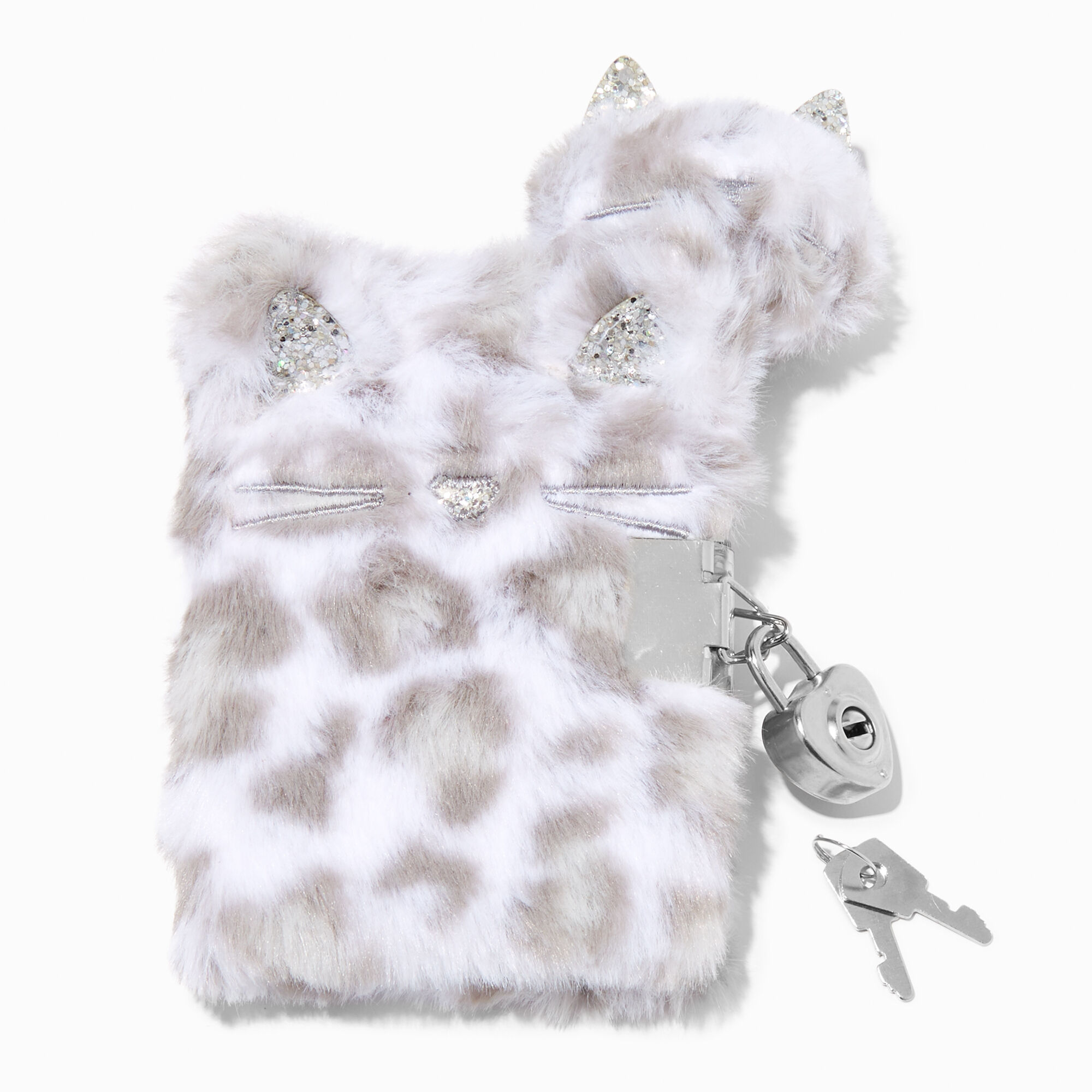 View Claires Club Snow Leopard Plush Diary information