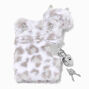 Claire&#39;s Club Snow Leopard Plush Diary,