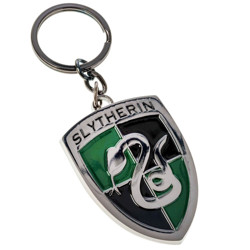 Harry Potter™ Slytherin Metal Keyring - Pewter,