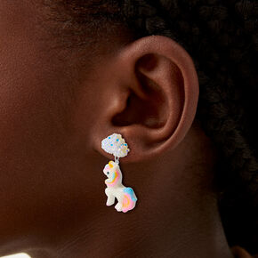Puffy Unicorn Drop Earrings,