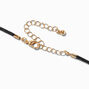 Gold-tone Spiral Rope Pendant Necklace,