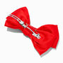 Red Large 80s Hair Bow Clip,