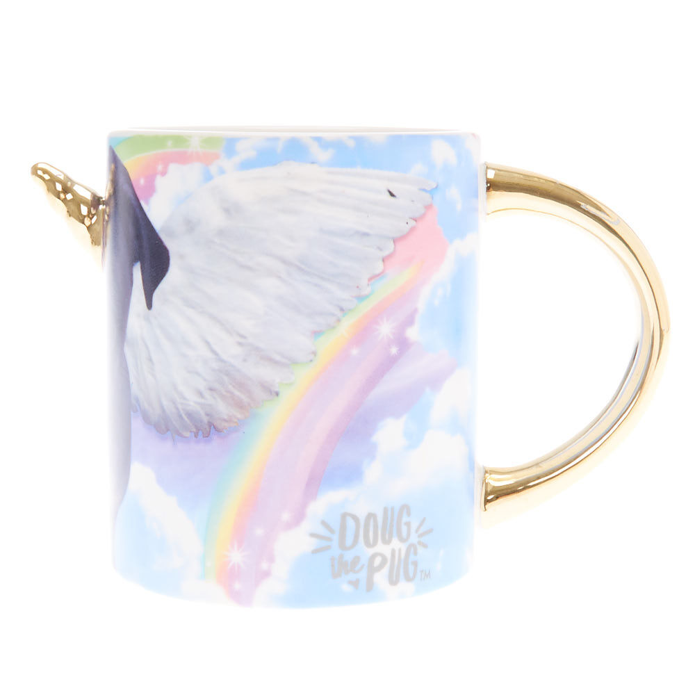 Mug licorne bleu clair Doug the Pug™,