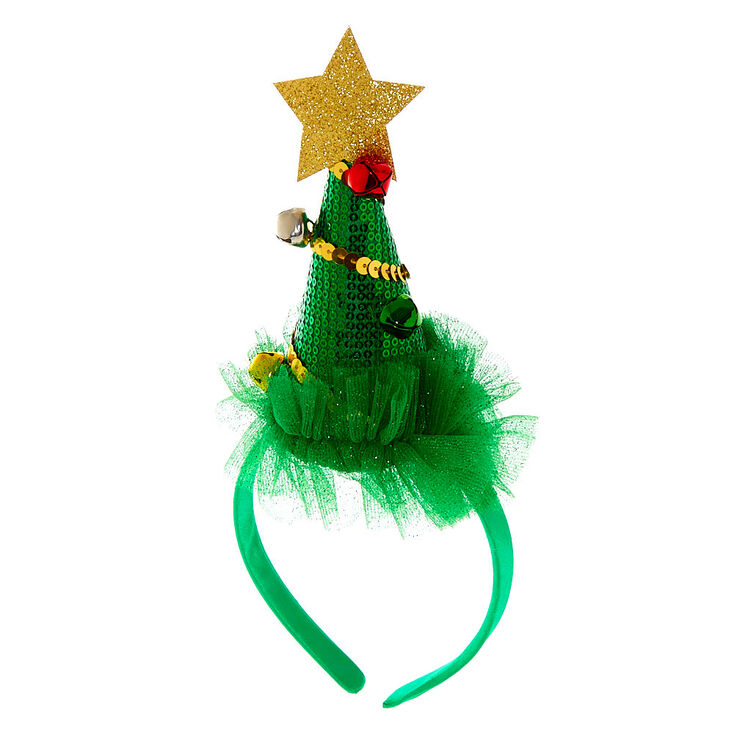 Christmas Tree Headband - Green,