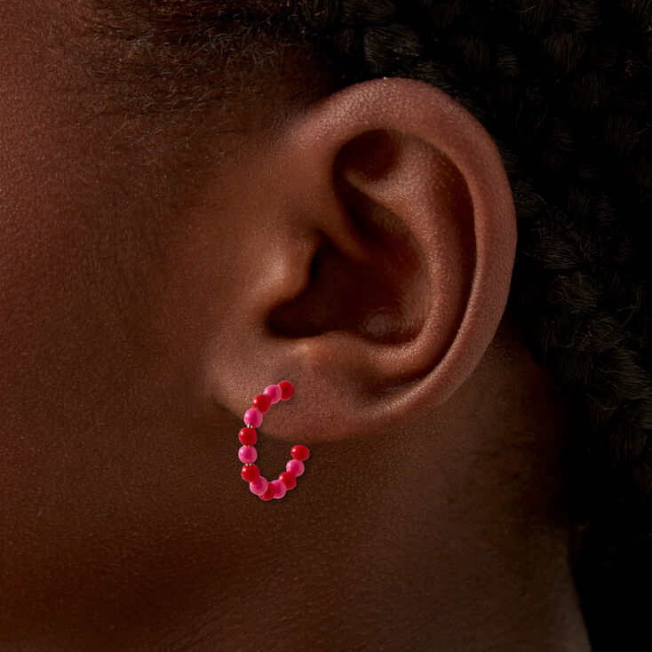 Clous d&#39;oreilles divers et cr&eacute;oles perl&eacute;es - Lot de 20,