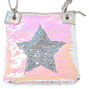 Iridescent Reversible Star Sequin Crossbody,