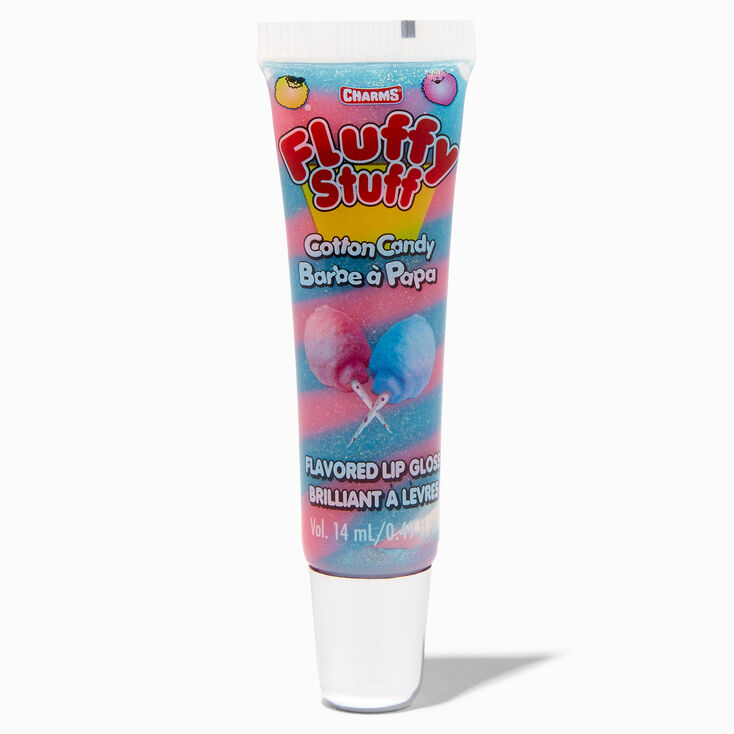 Charms&reg; Fluffy Stuff Claire&#39;s Exclusive Flavored Lip Gloss Tube - Cotton Candy,