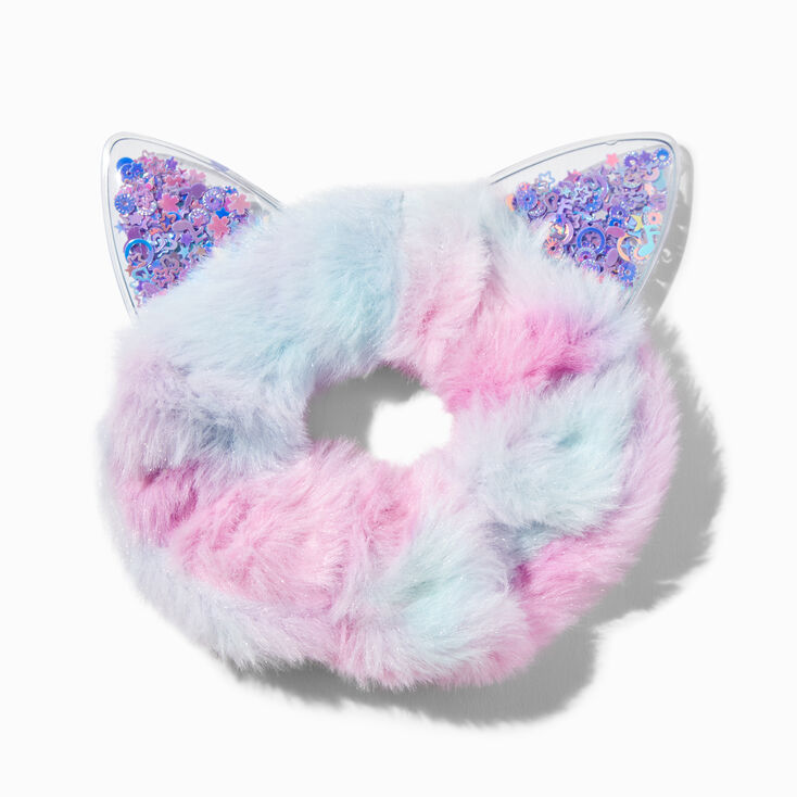 Tie Dye Cat Ears Shaker Hair Scrunchie,