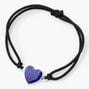 Mood Heart Black Cord Bracelet,