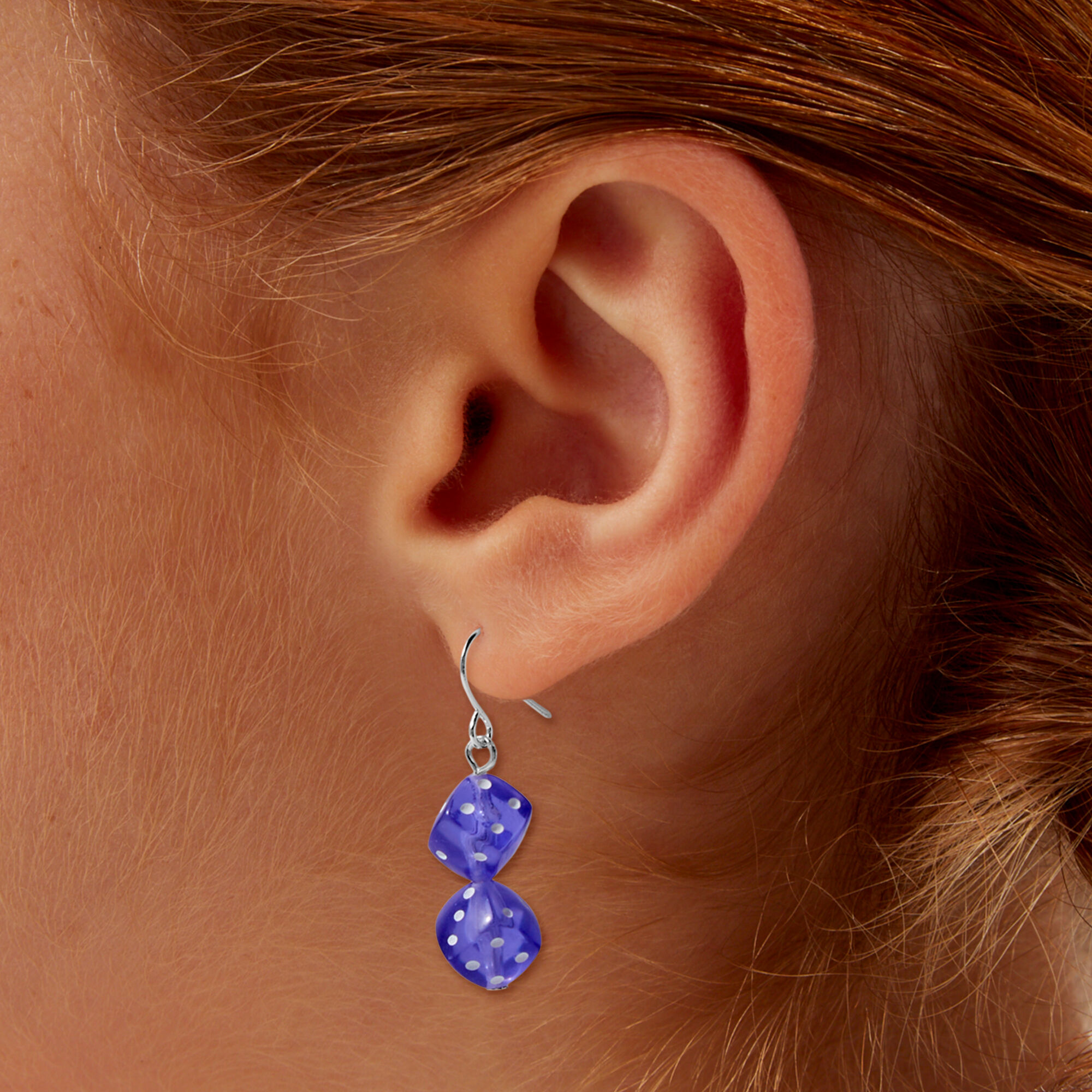 Dice earrings from claire's online