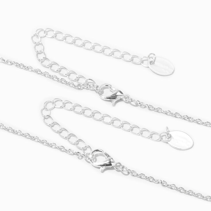 Burnished Silver Cactus &amp; Cowboy Boot Pendant Necklaces - 2 Pack,
