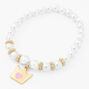 Claire&#39;s Club Gold Crown Pearl Jewelry Set - 2 Pack,