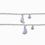 Best Friends Silver-tone Split Butterfly Charm Bracelets - 2 Pack,