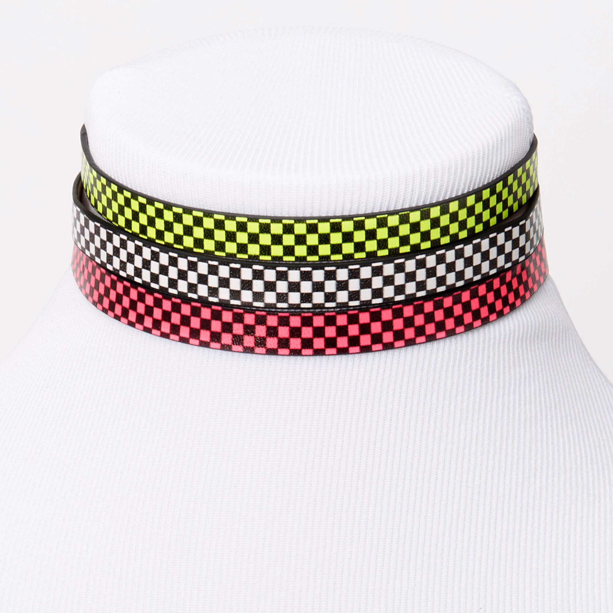 Checkered choker cheap