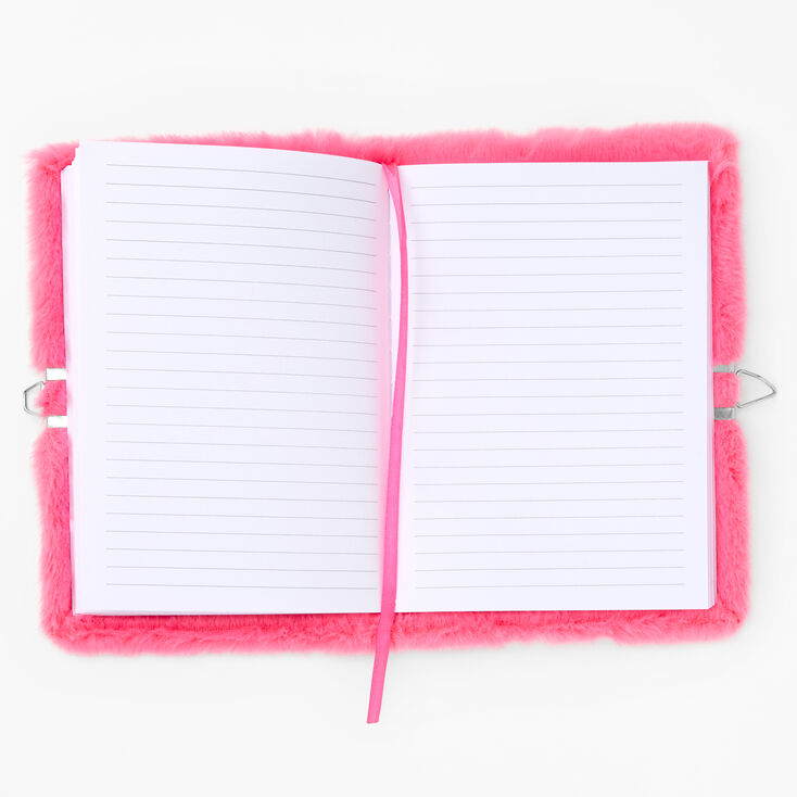 Bejeweled Initial Fuzzy Lock Diary - D,