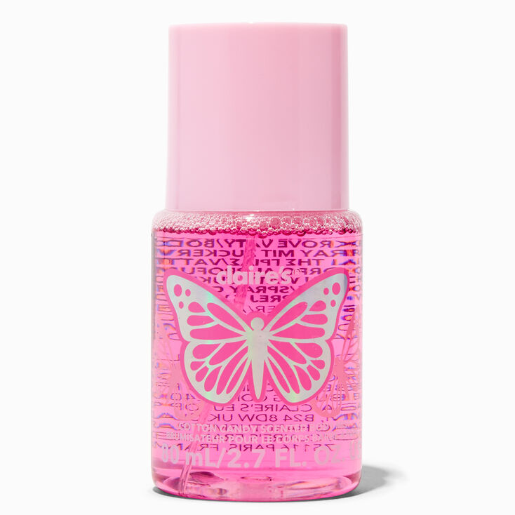 Pink Butterfly Body Spray