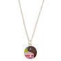 Rainbow Yin Yang Mood Necklace,
