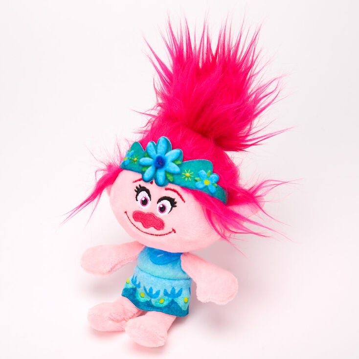Peluche Poppy Les Trolls 2&nbsp;: Tourn&eacute;e mondiale - Rose,